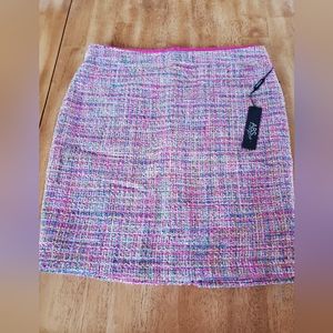 Beautiful, Colorful, Tweed Skirt NWT Sz. 10